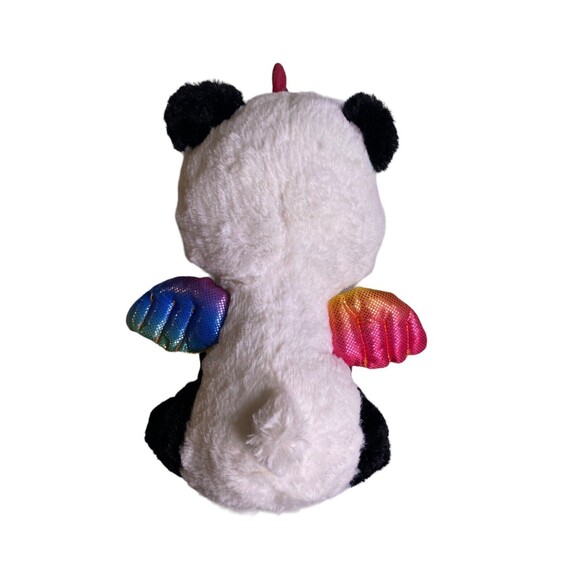 Kellytoy Panda Bear Rainbow Unicorn Plush PandaCorn Toy Stuffed Animal 12” - Picture 9 of 12